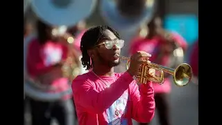 Video: G.W. Carver band in Columbus, GA prepares to play in Peach Bowl parade