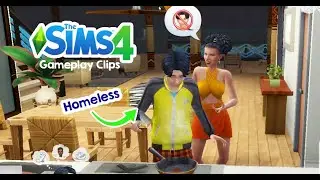 Homeless Guy Steals Food and Living As A PARASITE (Part 1) | Sims 4 No Commentary