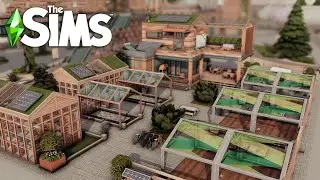 Evergreen Harbor Community garden | The Sims 4 NoCC build
