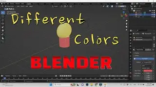 BLENDER. How To Colorize The 3D Object Into Different Colors In Blender | Let`s Do Tech | Tutorials
