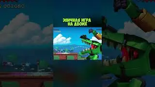 CUPHEAD with ROBOTS, EPIC BATTLES (Mishka and Yulia) 