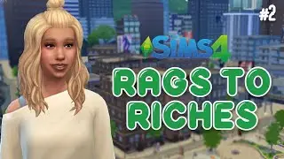 Looking for rich man to spoil me! 🤫💰| Sims 4 Rags To Riches | #2