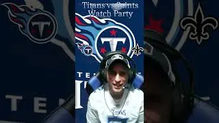 Titans vs Saints Watch Party Preseason Week 3  #titanup up #nfl #titans #afc #shorts #preseason #nfl