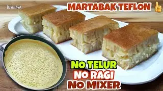 Resep MARTABAK MANIS TEFLON TANPA TELUR TANPA MIXER