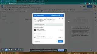 How To Share A Google Docs File With Access Control