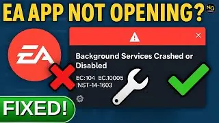 Fix EA App EC:104 Error | Background Services Crashed | Full Working Fix (Windows 10/11)