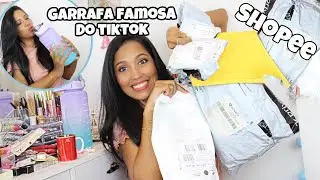 COMPRINHAS DA SHOPEE-  COMPREI A GARRAFA FAMOSA DO TIKTOK.