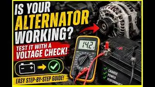 Car Battery Not Charging? Easy Alternator Test Done in 2 Minutes!