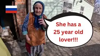 Poor Russian Babushka invites me into her house