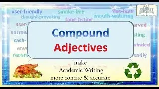 Animated English Lesson:Compound Adjectives  [Copyright :All Abbott English] 