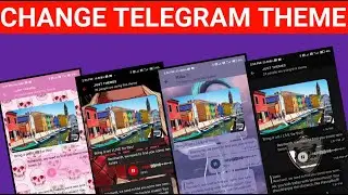 Telegram New Feature 🔥|| Telegram chat theme kaise change kare || How to Change Telegram Theme