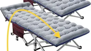 Aboron camping cot unboxing & review (#324)