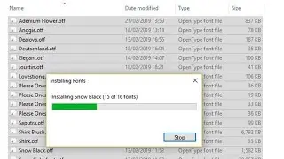 How To  Install Multiple Fonts On Windows 11/ Windows 10