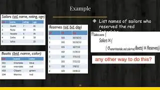 Relational Algebra Part-6