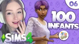 My Sims are Haunted?? - 100 Infants Challenge [06] | The Sims 4