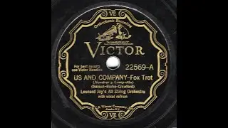 Us and Company--Leonard Joy's All String O , V  Charles Gaylord, 1930