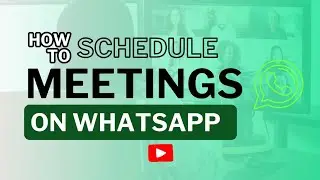 How to Schedule Online Meeting Using WhatsApp // WhatsApp Meeting Features #newupdate