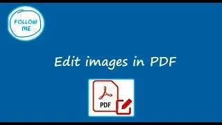 Add, remove, edit images in PDF
