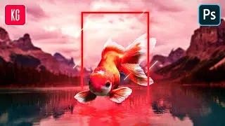 Speed Art from Kadirov in Photoshop. Beautiful manipulation!!! | Photoshop darslari | Фотошоп дарсла