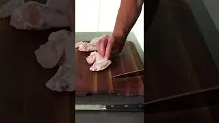 Cutting Up A Chicken Wing | Simple and Fast