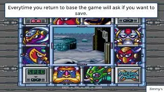 Megaman X [Legacy Collection] - How to Save & Load