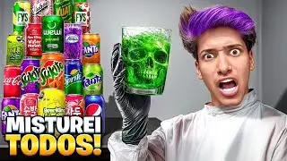 MISTUREI TODOS OS REFRIGERANTES DO MUNDO! *passei mal?