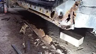 Делаю самодельные пороги и арки из картона. Ford Maverick.