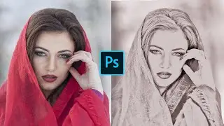 Turn Photos into Pencil Drawings | Photoshop Tutorial
