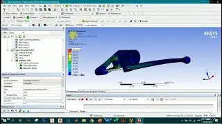 ☑️ Bicycle brake lever - Ansys workbench
