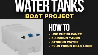 Cleaning boat Water Tanks using Puriclean or RV #boatlife #vanlife