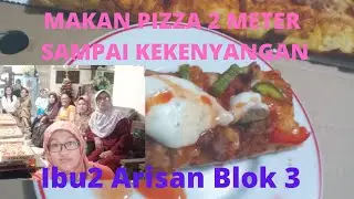 MAKAN PIZZA 2 METER SAMPAI KEKENYANGAN| NGGAK KUAT SAMPAI DIBAWA PULANG #pizzahut #pizzalover #food
