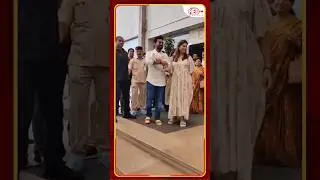 Ram Charan and Upasana make 1st appearance with daughter in Hyderabad #RamCharan #redfmbengaluru