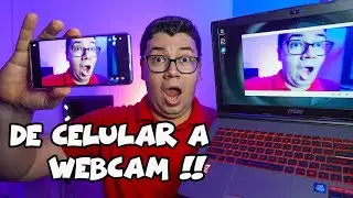 📱COMO Usar el CELULAR Como WEBCAM 🎥 [Camara web] | 