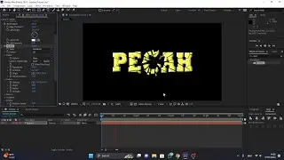 CARA BUAT EFECT BROKEN TEXT DI AFTER EFFECT | AFTER EFFECT DASAR