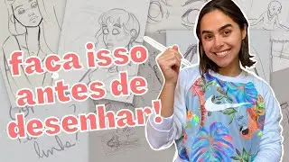 AQUECIMENTO DE DESENHO PRA MELHORAR A SUA ARTE | Clarissa Bittes