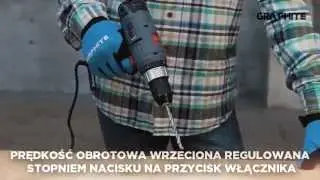 GRAPHITE 58G792  Wiertarko-wkrętarka sieciowa
