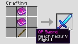 Minecraft, But we Can Craft Custom Enchants