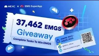 Раздают по 936 монеток  $EMGS на Халяву! Получаем Криптовалюту Даром! Топовая раздача от Mexc !