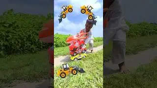 JCB tractor loding mitti buldojar baba jindabad muddy #shortfeed #ytshorts #funny