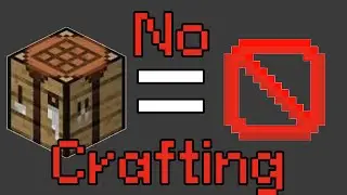 It Took 15 Minutes To Get A Crafting Table