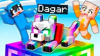 I Pretended to be an OP DOG in ONE CHUNK in Minecraft!