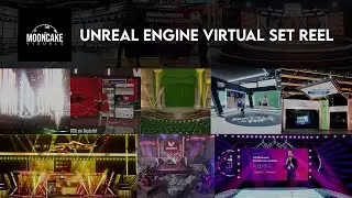 MOONCAKE Visuals - Unreal Engine virtual production Reel (Virtual Set & AR)