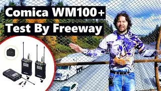 Comica CVM-WM100 Plus Review Wireless Microphone System Lavalier Lapel Mic Test by Freeway