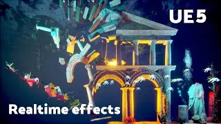 Projection mapping effects in Unreal Engine 5