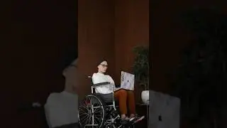 Person Seated in a Wheelchair While Using a#short#youtubeshort#bestshort#papularshort#treandingshort