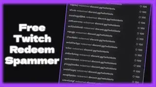 Free Redeem Spam Bot for Twitch | Twitch Services