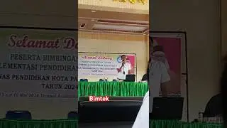 Pembukaan dari protpkol pada Bimbingan Teknis Implementasi Pendidikan Karakter SD