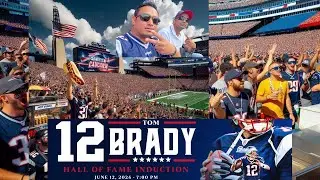 Tom Brady’s  Patriots Hall Of Fame Induction Ceremony @patriots