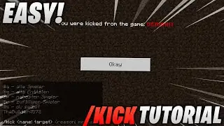 How to kick players  / PS4 / MCPE / Bedrock / Xbox / Switch / Windows 10
