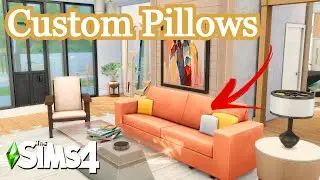 Custom BASE GAME Decorative Pillows: Sims 4 Quick Tips Build Tutorial and Hacks 